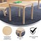 Flash Furniture 23.5 in W, 23.5 in L, 21.25 in H, Beechwood, Birch Plywood, Beech MK-ME088009-GG - alternate 8